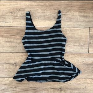 Express flare tank top
